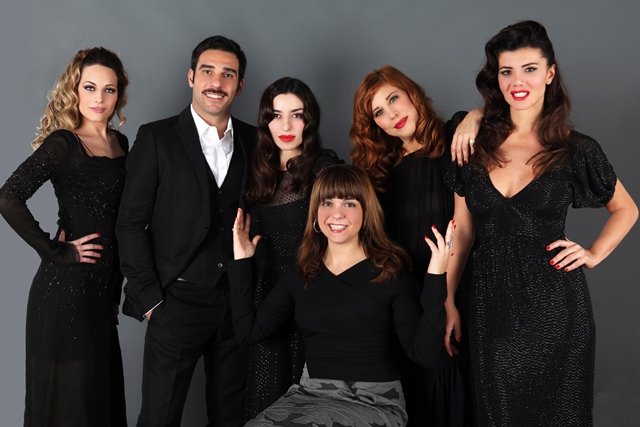Il cast di "Pane e Burlesque"
