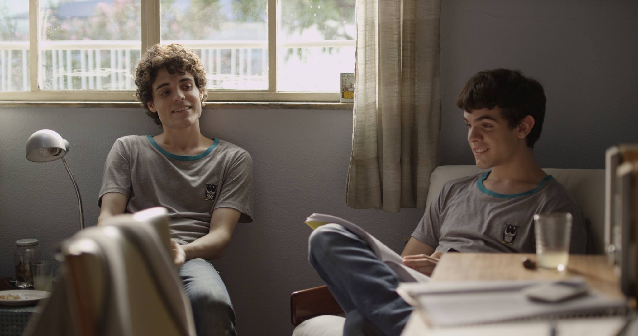 I giovani protagonisti di "Hoje eu quero voltar sozinho" , premiato dal Pubblico