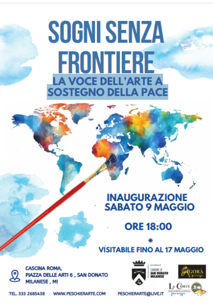 INAUGURAZIONE
SABATO 9 MAGGIO
ORE 18:00
VISITABILE FINO AL 17 MAGGIO